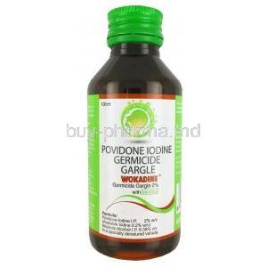 Wokadine Gargle, Povidone Iodine, 50ml, 100ml,2% w/v