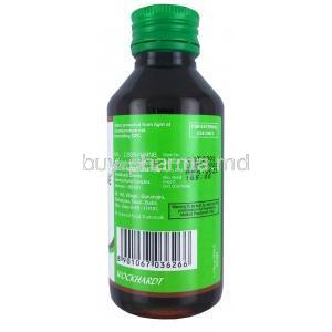 Wokadine Gargle, Povidone Iodine, 50ml, 100ml,2%bottle side presentation