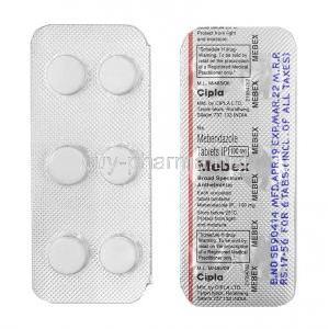 Mebex, Mebendazole 100mg tablet