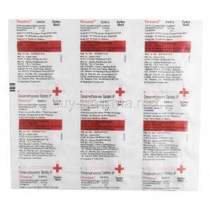 Dexona, Dexamethasone 0.5mg tablets