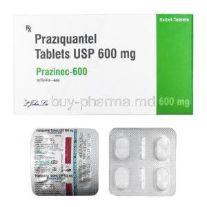 Prazinec, Praziquantel