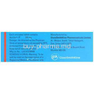 Zovirax 200 Mg Box Information