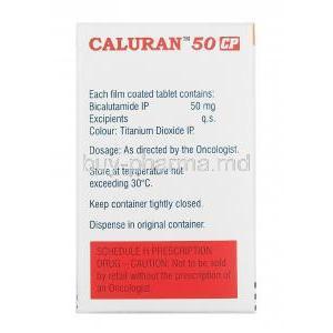 Caluran CP, Bicalutamide 50mg composition