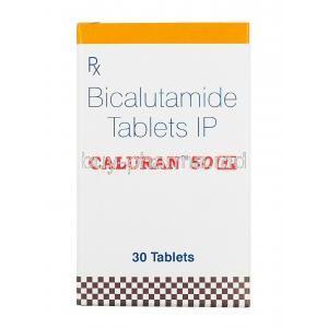 Caluran CP, Bicalutamide 50mg box front