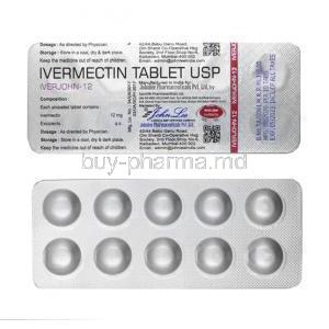 Iverjohn, Ivermectin 12 mg tablet