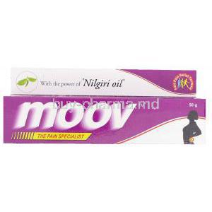 Moov ,  Wintergreen Tel /  Pudina Ka Phool Box