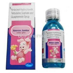 Amrox Junior Syrup, Ambroxol/ Guaifenesin/ Terbutaline