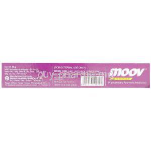 Moov ,  Wintergreen Tel /  Pudina Ka Phool Manufacturer Information