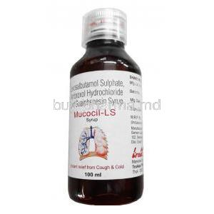 Mucocil LS Syrup, Levosalbutamol/ Ambroxol/ Guaifenesin