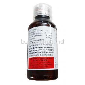 Mucocil LS Syrup, Levosalbutamol, Ambroxol and Guaifenesin composition