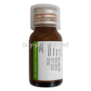 Nemocid Oral Suspension, Pyrantel Pamoate 10ml bottle back