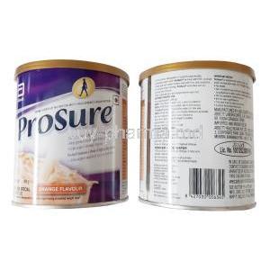 Prosure Powder Orange 400g back