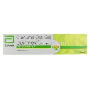 Curenext Oral Gel, Turmeric 50g box front presentation