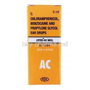 Otek-AC Neo Ear Drop, Benzocaine/ Chloramphenicol