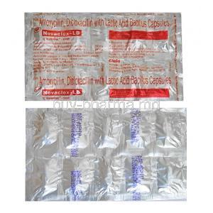 Novaclox-LB, Amoxycillin, Dicloxacillin and Lactobacillus tablet