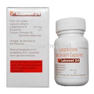 Lubowel, Lubiprostone 24mcg composition