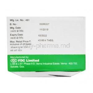 Zocon DT, Fluconazole 50mg manufacturer