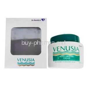 Venusia Cream 100g box and jar