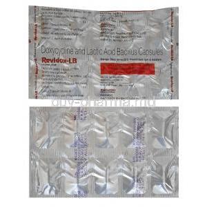 Revidox-LB, Doxycycline and Lactobacillus capsules