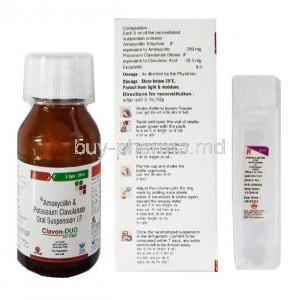 Clavon-DUO Oral Suspension, Amoxycillin/ Clavulanic Acid