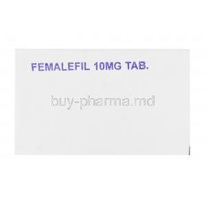 Femalefil, Tadalafil 10mg box