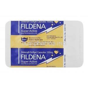 Fildena capsule , Sildenafil 100mg capsules
