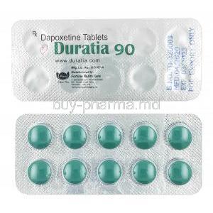 Duratia, Dapoxetine 90mg tablet