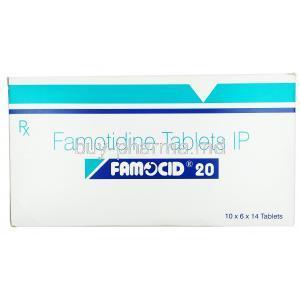 Famocid 20, Famotidine 20mg Box