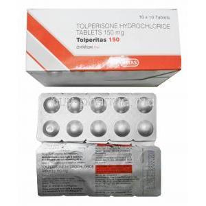 Tolperitas, Tolperitas 150mg box and tablet