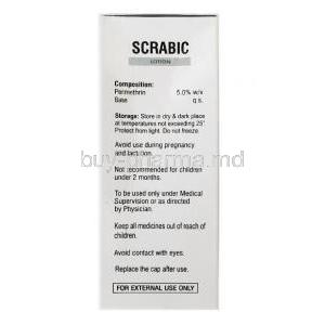 Scrabic Lotion, Permethrin composition