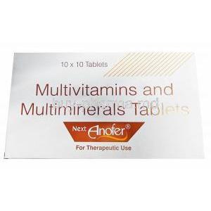 New Anofer, multivitamin and multimineral box