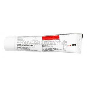 Terbinaforce-Plus NF Cream, Clotrimazole Clobetasol Neomycin 15g tube back