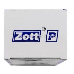Zott P, Paracetamol 325mg Zaltoprofen 80mg box side