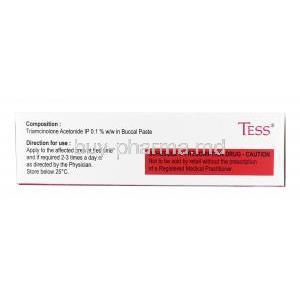 Tess Ointment, Triamcinolone composition
