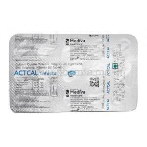 Actal, tablet back