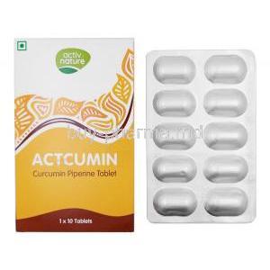 Actcumin, Curcumin/ Piperine