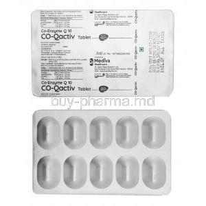 CO-Qactiv, Co Enzyme Q10 tablets