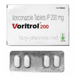 Voritrol Voriconazole 200mg box and tablet