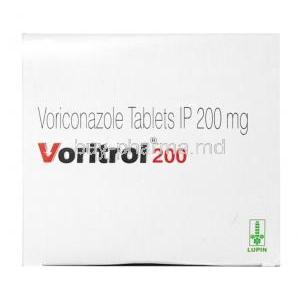 Voritrol Voriconazole 200mg box top