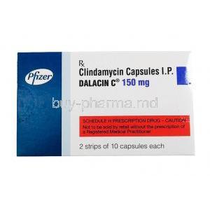 Dalacin C, Clindamycin 150mg box