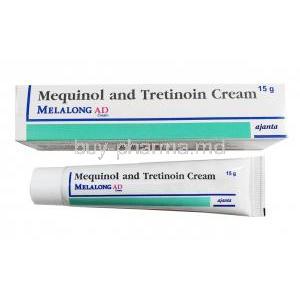 Melalong AD Cream, Mequinol and Tretinoin 15g box and tube