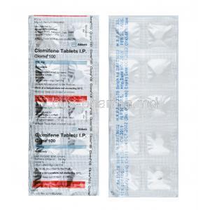 Clome, Clomifene 100mg tablet