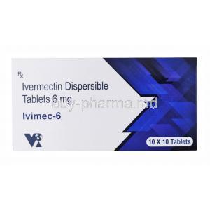 Ivimec, Ivermectin 6mg box