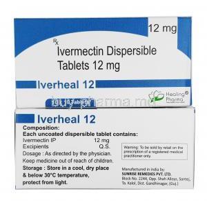 Iverheal, Ivermectin 12mg  box