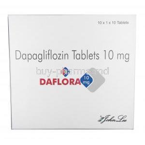 Daflora, Dapagliflozin 10mg box