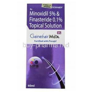Gainehair Max Solution, Minoxidil/ Finasteride
