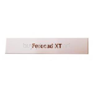 Ferocad XT, Ferrous Ascorbate and Folic Acid box side