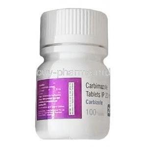 Carbizole, Carbimazole 20mg bottle side