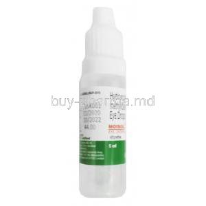 Moisol Eye Drop, Hydroxypropylmethylcellulose bottle side