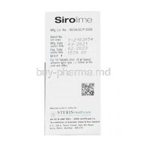 Sirolime, Siromilus 1mg manufacturer